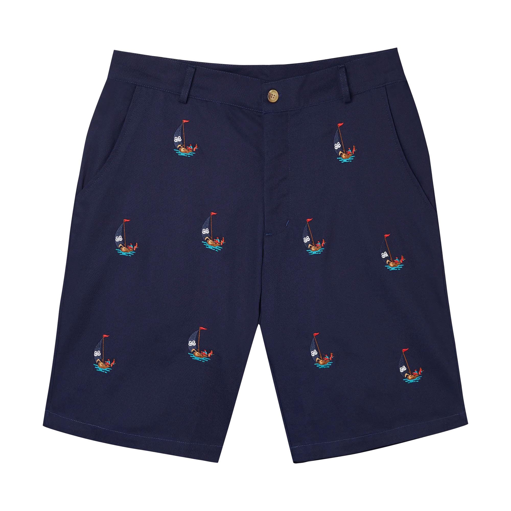 STAPLE CHINO SHORTS-NAVY