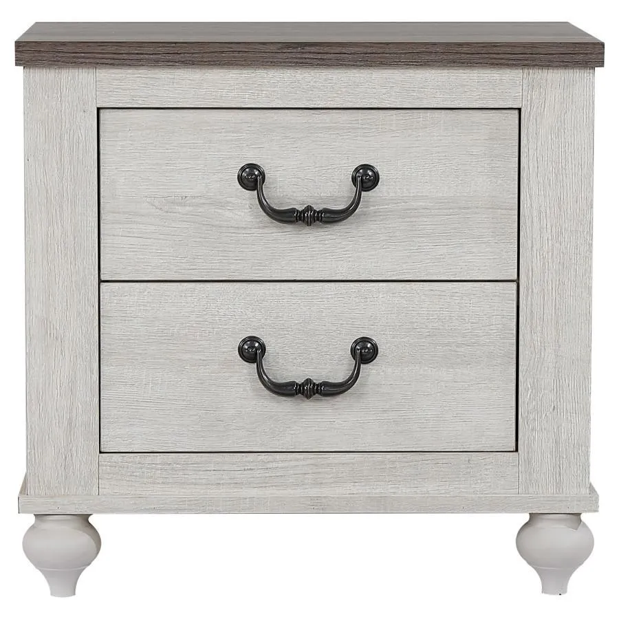 Stillwood - 2-Drawer Nightstand - Vintage Linen