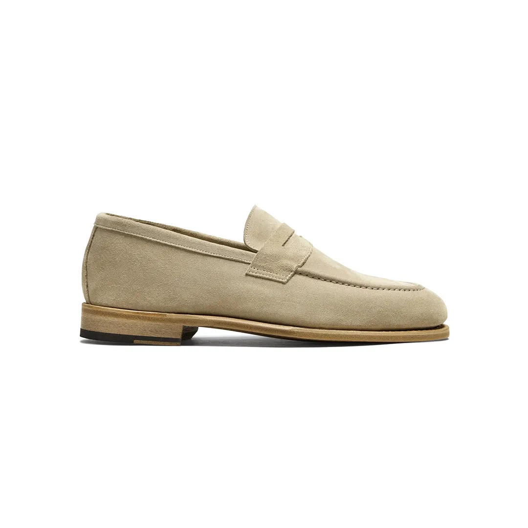 Suede loafers- beige