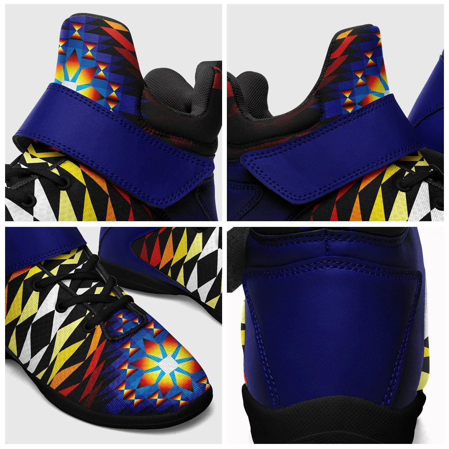 Sunset Blanket Ipottaa Basketball / Sport High Top Shoes - Black Sole