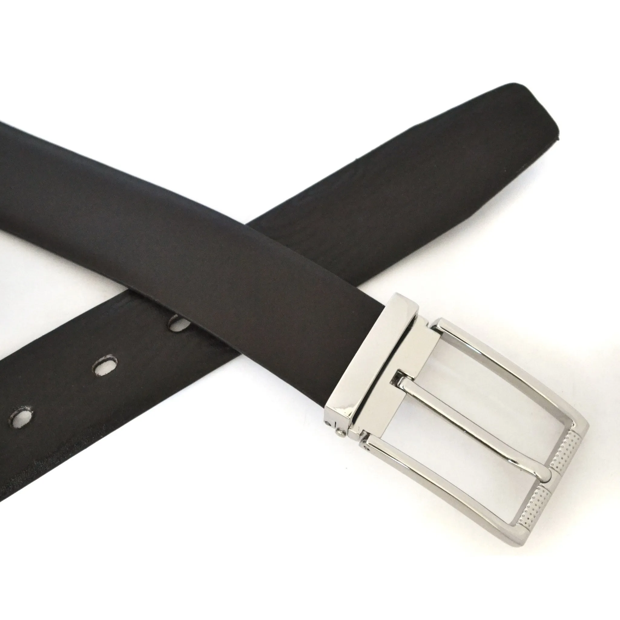 TONY - Mens Brown Genuine Leather Belt