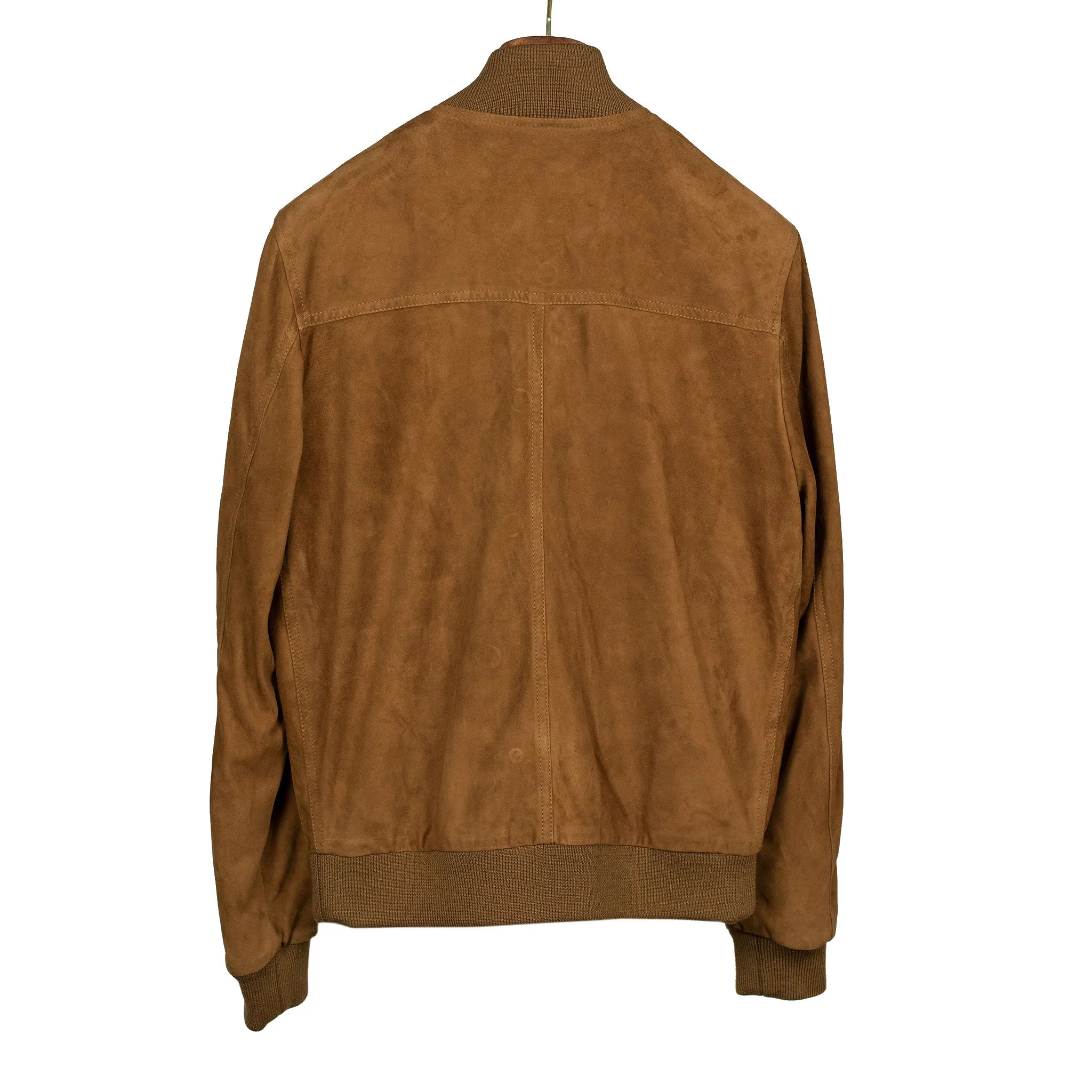 Valstarino bomber jacket in Butterscotch suede, fully lined