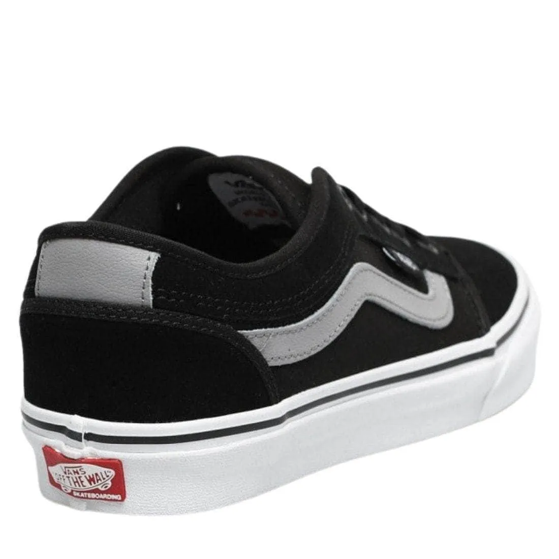 Vans Chukka Low Sidestripe Skate Shoes - Black/Gray/White