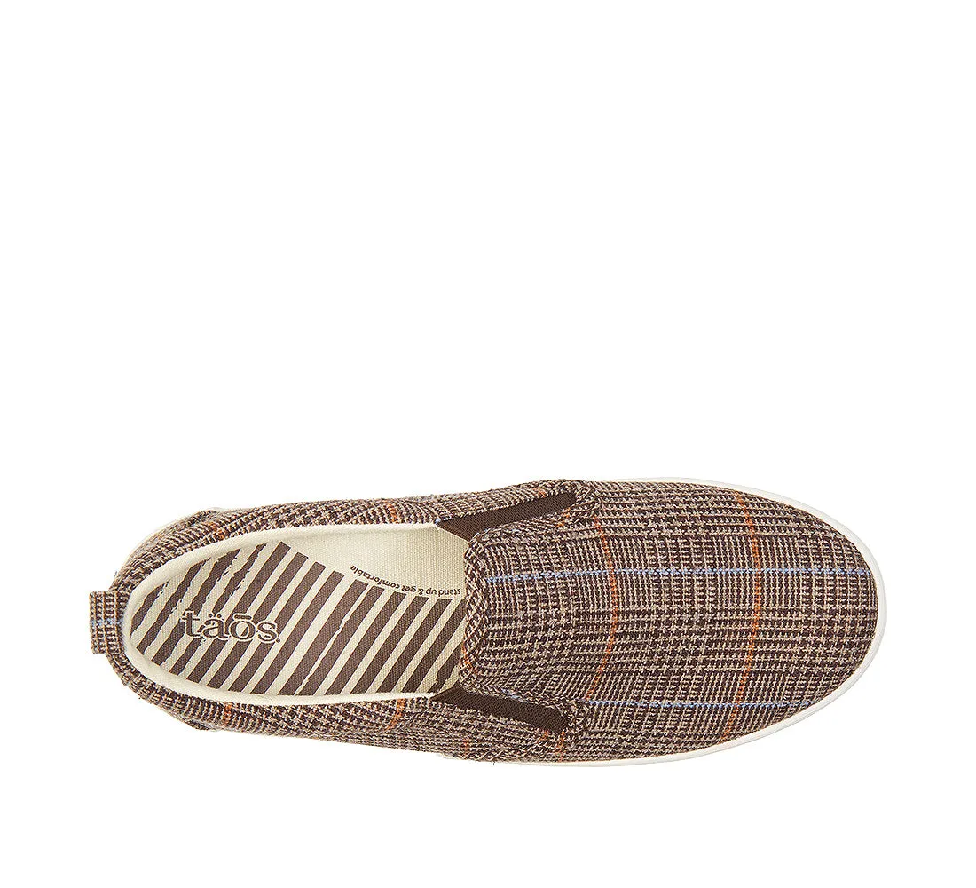 Women's Taos Dandy Color: Brown Plaid