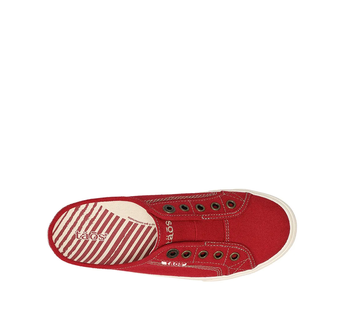 Women's Taos Ez Soul Color: Red Canvas