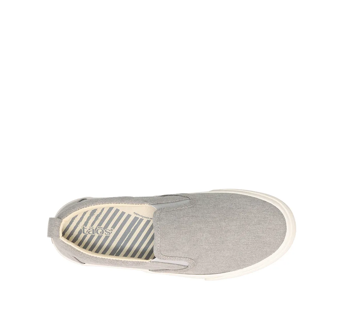 Women's Taos Rubber Soul Color: Grey Wash Canvas